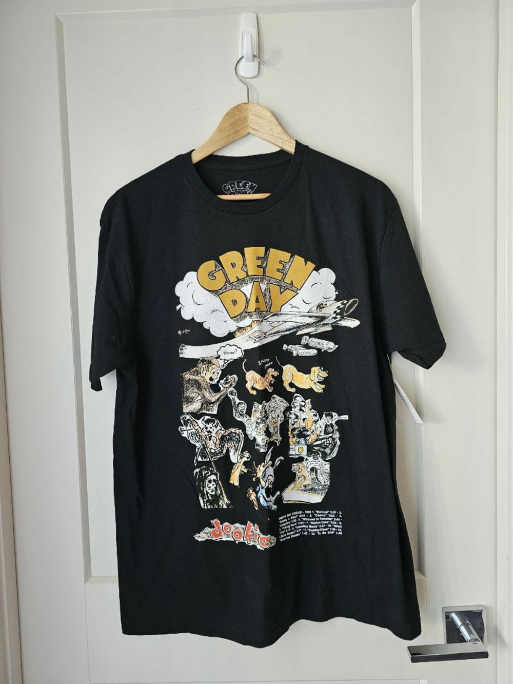 Green Day-Black Graphic Band T‑Shirt